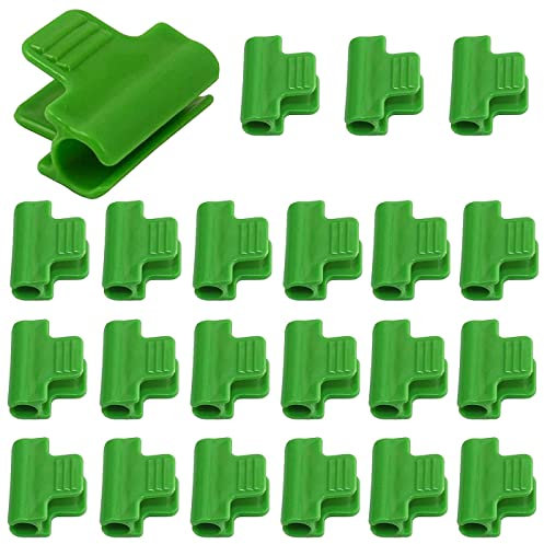 Rohrschellen für 16 mm Pflanzstäbe, Gewächshaus, Folie, Abdecknetz, Tunnel, Reifen, Clips, 20 Stück
