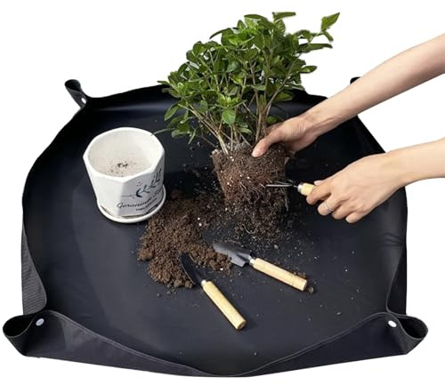 Vastsea Umtopfen Pflanzmatte, Faltbare Gartenmatte, Gartenmatte, für Garten Sämling Umtopf