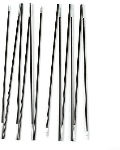 HpLive Zeltstange, 3,0 m Fiberglas-Zeltstange, große Kapazität, Outdoor-Stützstange, faltbare Markisenrahmen-Set