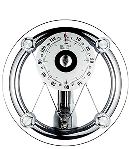 Mechanische Badezimmerwaage, Personenwaage, mechanische Personenwaage, zuverlässiges Wiegen, analoges Zifferblatt zum einfachen Ablesen, für Zuhause, Schule, Krankenhaus, Fitnessstudio, Badezimmer