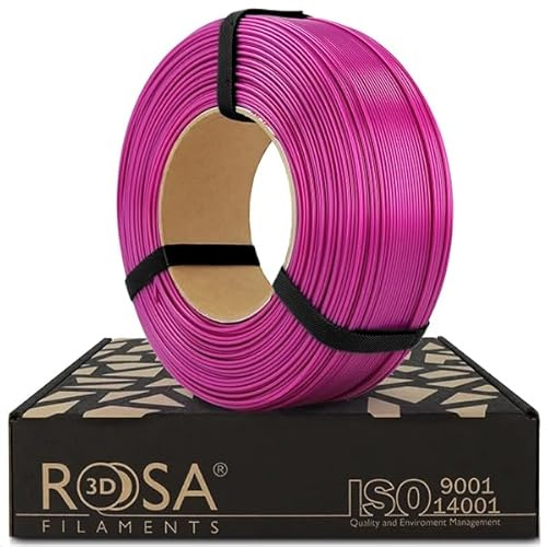 ROSA3D PLA Filament 1.75 mm für 3D Drucker, PLA Violett Signal, Refill Filament 1kg