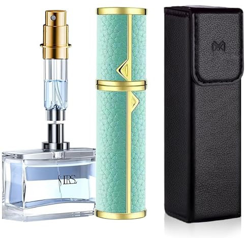 OSALALA Perfume Atomiser Travel Spray Bottle, 5ML Refillable Perfume Travel Bottle Easy to Refill Empty Atomisers Bottles for Purse, Handbag, Pocket and Luggage Gift