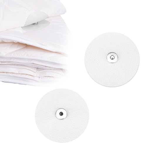 lasuroa 30pcs Duvet Snaps, Duvet Cover Fasteners Iron On Duvet Snaps Duvet Cover Corner Holder Holds Your Comforter Pins Clips in Place Prevent Shifting Press Studs Poppers for Duvet