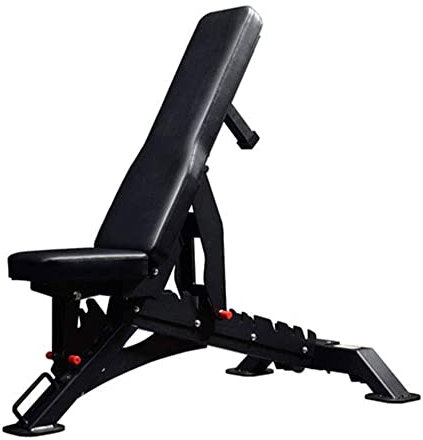 Banc d'haltère réglable pour homme, chaise de fitness pour salle de gym, entraînement, banc plat avec réglages réglables