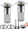 8 Stück Abflussstopfen für 34–40 mm Abflussstöpsel, Universal Waschbeckenstöpsel mit Haarsieb, Abflusssieb Waschbecken Stöpsel, Abflussstopfen mit sieb, Badewannenstöpsel für Bad/Küchenspülen