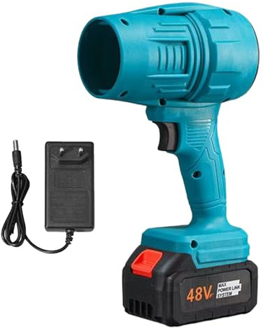 Soffiatore Turbina, Ventilatore Essiccatore A Turbina Portatile per Auto,c Batteria Bomba Aria Secca - Pulizia PC, Spolverino Compressa Luce Divano, Auto