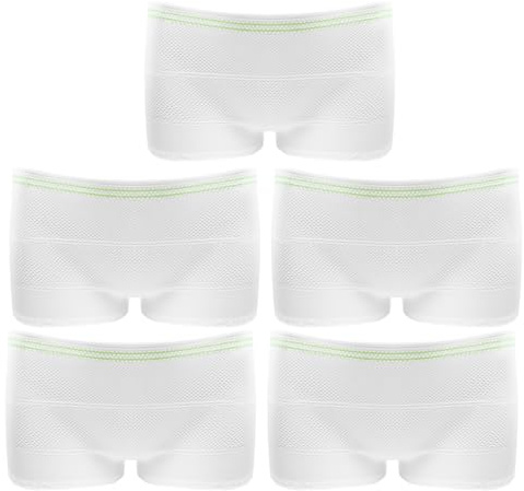 Bettinay 5 Pcs Incontinence Pants, Large Disposable Breathable Stretch Mesh Pants for Womem Men (XL)