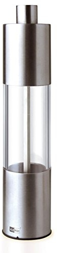 AdHoc MP10 Pfeffer oder Salzmühle, Classic Medium | ewürz), Edelstahl/Acryl