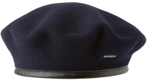 Kangol Beret Monty Baskenmütze Damenbaske Wollbaske Herrenbaske Baske Damen/Herren - mit Einfass Frühling-Sommer Herbst-Winter Winter