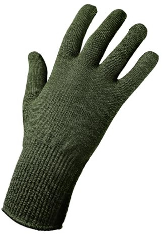 EDZ Merino Wool Thermal Liner Gloves - Green S