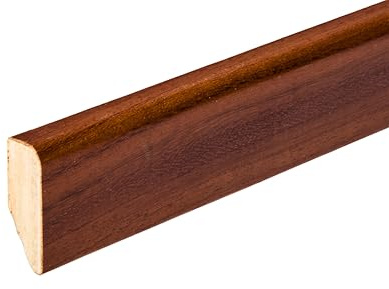 Hobby Legno - Battiscopa Rivestito In Legno Di Teak Verniciato mm. 45X16X2400 Nr. 2 pezzi totale metri 4,80.