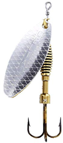 RUBLEX - 5 Cucharillas de Pesca C-Longue-3 Plata 12,00 GMS.