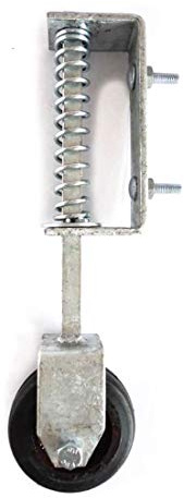 Heavy Duty Gate Wheel Spring Loaded - In Hot Dipped Galvanised Finish