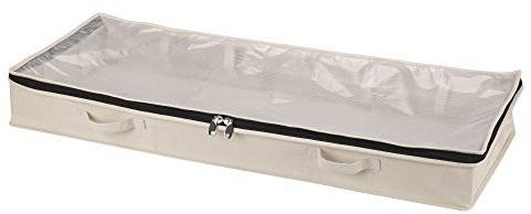 Misc Cotton Canvas Under-Bed Storage Chest Beige