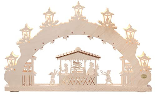 Saico LB1950 Arc Lumineux en Bois coloré Grand modèle