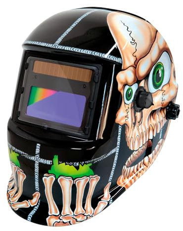 GYS Schweißhelm LCD VENUS 9/13 BONES Tönungsmaske TRUE COLOR Technologie