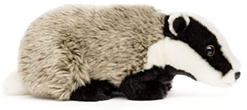 Uni-Toys - Tasso, in piedi – 23 cm (lunghezza) – Peluche della foresta – Peluche