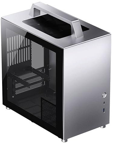 Jonsbo Boitier Mini Tour Mini ITX T8 Plus Avec panneau vitré (Argent)