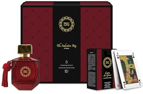 SEXY GATE AFRODITE, Profumo 100 ml con Carte Kama, Confezione Regalo Donna | Elisir D'amore, Fragranza Fruttata