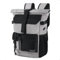 KYYLZ 28L Mochila Enrollable Hombre Mujer, Expandible Mochila Portatil, Impermeable Grande Mochila de Viaje, para Trabajo Universidad Casual Ciclismo Deporte, Gris