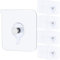 Uniclife 20 Pcs Ganci Adesivi per Quadri Portata 15 kg Ganci Murali Pesanti Senza Chiodi Ganci Adesivi Trasparenti Impermeabili per Appendere Cornici Specchi Decorazioni in Bagno Cucina Casa Ufficio