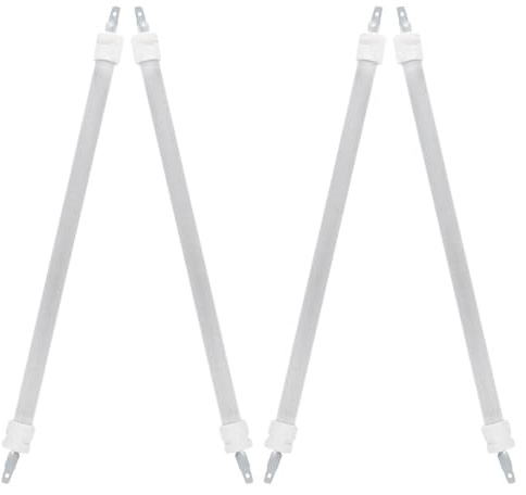 TOYANDONA Tube Chauffant Quartz Céramique Lot de 4 Pièces 27 CM pour Cuisinière Électrique et Chauffage d'Appoint Intérieur