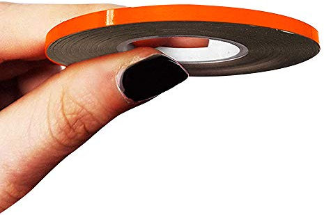 4R Quattroerre.it 10459 Trim Stripes Strisce Adesive per Auto, Arancio KTM, 3 mm x 10 mt