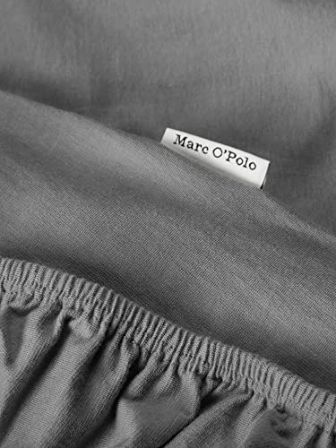 Marc O'Polo Spannbettlaken Premium Organic Jersey Grau 180-200 x 200-220 cm