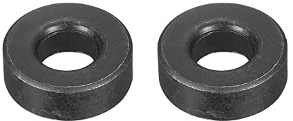 uxcell Rondelle plate en acier au carbone pour boulons M12, 2 pièces M12 x 28 x 10 mm, fixations ultra épaisses en alliage d'acier oxydé de qualité 8.8 pour l'industrie mécanique