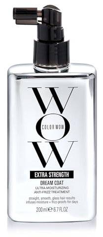 COLOR WOW Extra Strength Dream Coat – Powerful Anti-Frizz Spray for Curly Hair, Ultra Moisturising Humidity-Proof Treatment for Frizz-Prone Hair, 200ml