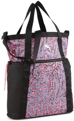 PUMA AT ESS Tote Bag Hypernatural, Damen Sporttasche, Pale Plum-Sunset Glow, OSFA - 090783