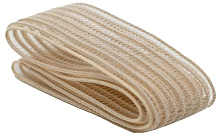 TuttoDanza - Ruban élastique en maille transparente prédécoupée pour pointes de danse classique chaussures de danse sage ballerine (pour une paire de pointes)