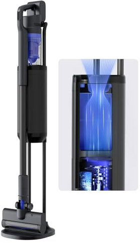 ROIDMI X200 Jet Aspirapolvere Senza Fili 30KPa/553W, 70min Scopa Elettrica Potente Automatique con Stazione 2L Sacco per la Polvere, Pulizia Automatica 45 Giorni Silenzioso per Pelo di Animale/Tapetti