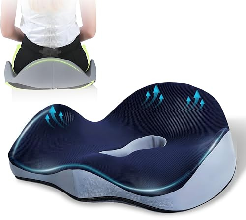 aichilra sittdyna ergonomisk svanskotan sittdyna rumpa kudde andas för kontor/hus stol