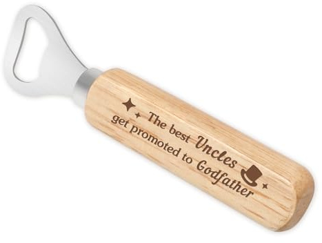 Cadeau de fête des pères de la part d'une fille, cadeau de parrain de la part d'un filleul, cadeau d'anniversaire pour parrain, cadeau de meilleur père, décapsuleur, cadeau de Noël pour homme