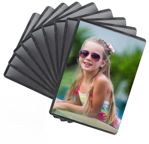 SJUNJIE 18 Stück Magnet Bilderrahmen 7.3 X 10cm Bilderrahmen Magnetisch, Fotomagnete Selbst Gestalten Fotos Postkarte kühlschrankmagnet für KüHlschränke und Metalloberflächen
