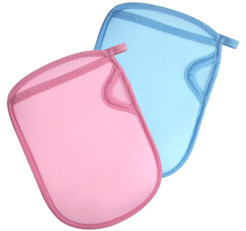 Homoyoyo 4pcs Exfoliating Shower Gloves Pva Bath Mitts for Comfortable Body Skin Cleaning Suitable for Dormitory and Hotel Use
