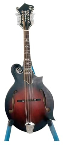 Mandolina para Adultos Mandolina de madera maciza estándar instrumento musical profesional de ocho cuerdas