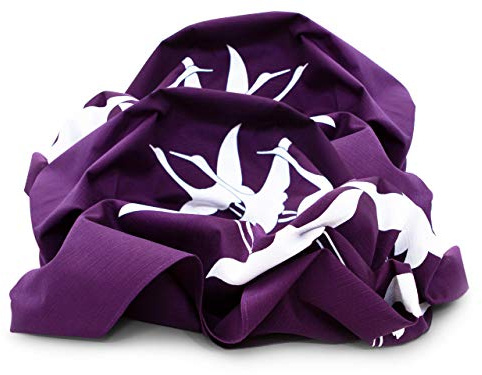 Maruwa Schöner Schal und originelle Tasche. Kreative Geschenk-Verpackung. Furoshiki Kuren L, original Japanisches Tuch