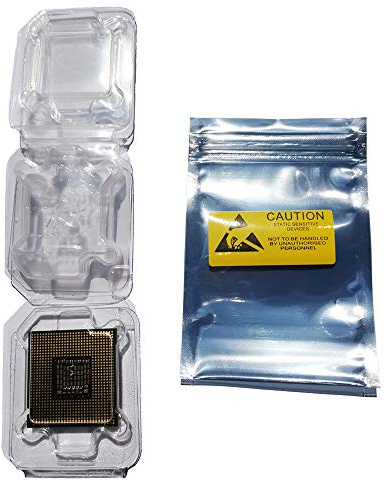 Daarcin CPU-Schutzschale aus dickem Kunststoff, geeignet für Intel 775/1155/1151/1150/1156, mit 10 antistatischen Beuteln und Etiketten (10 x Intel CPU-Gehäuse)