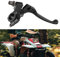 SUPRBIRD Palanca de embrague Moto Manetas Moto Universal 7/8 '' 22mm Palanca de Freno Plegable con Percha para 50CC - 125CC Dirt Pit Bike ATV Motocross Motocicleta