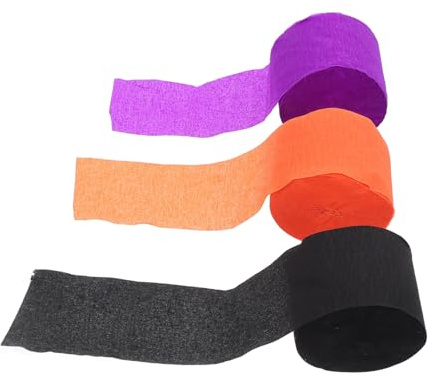Gadpiparty 3rollos Serpentinas De Papel Crepé Para Fiestas Serpentinas De Papel Para Globos Para Fiestas De Cumpleaños