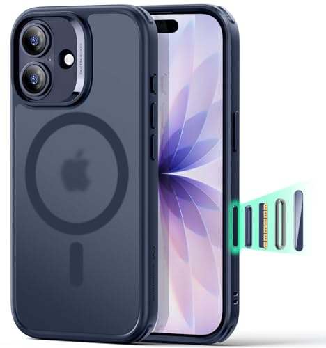 ESR Funda para iPhone 17, Control de Cámara, Compatible MagSafe, Protección Militar a Prueba de Golpes, Esquinas Air Guard, Case Híbrida Classic (HaloLock), Azul Esmerilado