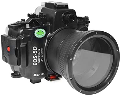 Unterwasser-Kameragehäuse für Canon EOS 5D Mark III und 5D Mark IV, wasserdicht bis zu einer Tauchtiefe von 40 m