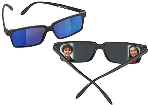 Zugar Land Top Secret Spy Glasses For Kids - Rear View Sunglasses. View Behind You! Detective Gadget. Perfect Party Favors. (3 Pack)