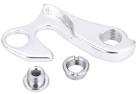 1pc Bike Gear Hanger, Cycling Bicycle Aluminium Alloy Rear Gear Mech Derailleur Hanger Hook Dropout Frame Forme Bike Derailleur Hanger for Most Bikes(014)