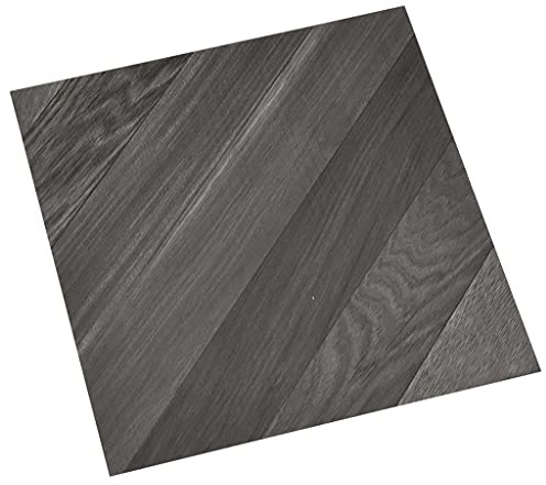 vidaXL 20x Tarimas Autoadhesivas Lama Baldosa Azulejo Suelo Salón Sala de Estar Dormitorio Antideslizantes Impermeables PVC 1,86 m² Rayas Grises