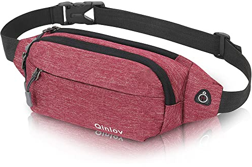 Bauchtasche Gürteltasche für Herren Damen Hüfttasche Sport Wasserdicht Stylisch Hip Bum Waist Fanny Pack für Outdoor Reise Wandern Hundetraining