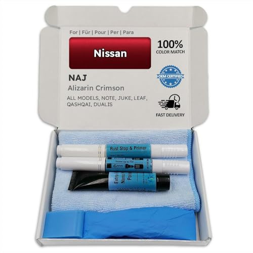 Genuine Colors Lackstift Alizarin Crimson NAJ für Nissan Rot Note Juke Leaf Qashqai DUALIS