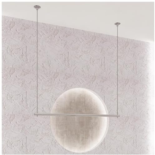 Ceiling Mount Clothes Hanger Retail Store Garment Rack, Height Adjustable Wire Rope Clothing Hanging Bar Creative Clothes rail, Commercial Wedding Dress Display Shelf, Bathroom Towel Rack